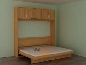 Giường 1,6x2m ngang kết hợp tủ WBN16